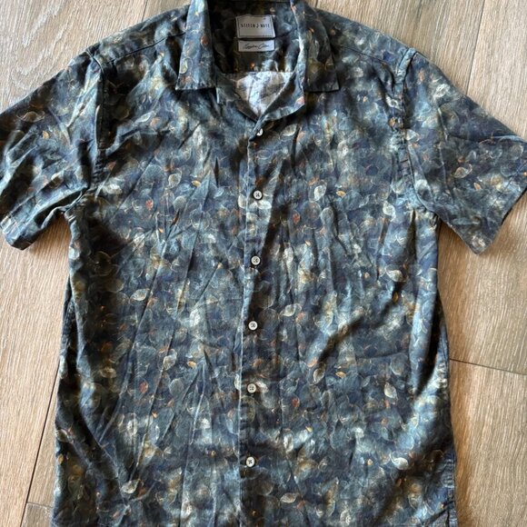 Stitch Note men's Vacation Shirt, Egyptian cotton, size medium - Picture 3 of 9